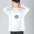 NekozoのNEKOZO 루즈핏 롱 슬리브 티셔츠