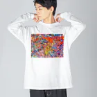 mikoのまつり色 ビッグシルエットロングスリーブTシャツ