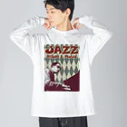 Hungry FreaksのJAZZ: Night & Music Big Long Sleeve T-Shirt