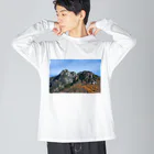 nokkccaの瑞牆山 - Mt.Mizugaki - ビッグシルエットロングスリーブTシャツ