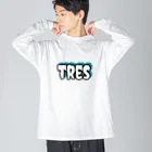 TRESのTRES logo ビッグシルエットロングスリーブTシャツ