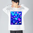 R☆worldの水中の宝石 Big Long Sleeve T-Shirt