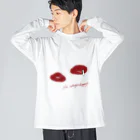 LacのI'm always happy Big Long Sleeve T-Shirt