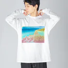 ウナーゴン20億3千万販売所の異界の海 Big Long Sleeve T-Shirt