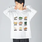 高堂玲/イラストの方のラーメントッピング Big Long Sleeve T-Shirt