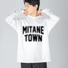 JIMOTOE Wear Local Japanの三種町 MITANE TOWN Big Long Sleeve T-Shirt