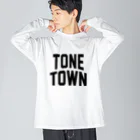 JIMOTOE Wear Local Japanの利根町 TONE TOWN ビッグシルエットロングスリーブTシャツ