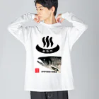 G-HERRINGの社台川　温泉　鮭。　あらゆる生命たちへ感謝をささげます。 Big Long Sleeve T-Shirt