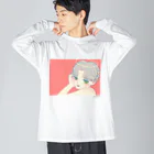 TOMBOYのTOMBOY-天使I- ビッグシルエットロングスリーブTシャツ