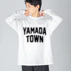 JIMOTOE Wear Local Japanの山田町 YAMADA TOWN Big Long Sleeve T-Shirt