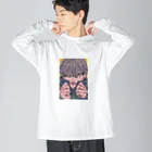 嫌 井のシハツ君 ビッグシルエットロングスリーブTシャツ