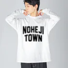 JIMOTOE Wear Local Japanの野辺地町 NOHEJI TOWN Big Long Sleeve T-Shirt