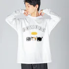 柴犬とリスの【路地裏CATS】３匹の猫グッズ Big Long Sleeve T-Shirt