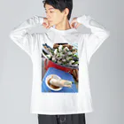 umai vietnamのストリート生春巻き gỏi cuốn Big Long Sleeve T-Shirt