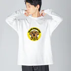 Yellow Ribbon Dog ShopのイエローリボンドッグのボンちゃんJr. Big Long Sleeve T-Shirt