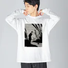 Saza-nami Antique designのあやしい男 Big Long Sleeve T-Shirt