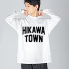 JIMOTOE Wear Local Japanの氷川町 HIKAWA TOWN ビッグシルエットロングスリーブTシャツ