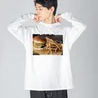 Gute Kleidungのgood hamburger ビッグシルエットロングスリーブTシャツ