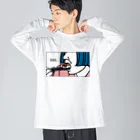 Creative store Mの君知＊NIKOGUI-design(EBI) ビッグシルエットロングスリーブTシャツ