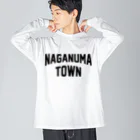 JIMOTOE Wear Local Japanの長沼町 NAGANUMA  TOWN Big Long Sleeve T-Shirt