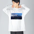 D-aerialのシネマティック蓼科山 Big Long Sleeve T-Shirt