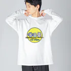 chicodeza by suzuriのフクロウトリオ Big Long Sleeve T-Shirt