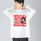 アインシュタインキャットの桃太郎ジャパン（03） Big Long Sleeve T-Shirt