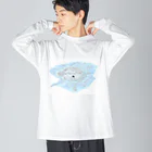 niwatsukinoの癒し、かわゆすのイルカちゃん。 Big Long Sleeve T-Shirt