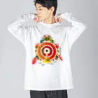 『NG （Niche・Gate）』ニッチゲート-- IN SUZURIの誘拐迷子防犯防止善図h.t. Big Long Sleeve T-Shirt