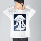 -CLO-のクラゲの女神 Big Long Sleeve T-Shirt