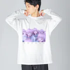 布帝耳蒸気波の布帝耳達 Big Long Sleeve T-Shirt