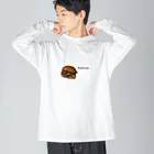 sirotaka storeのハンバーガー Big Long Sleeve T-Shirt