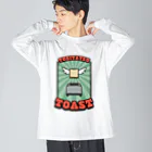 高堂玲/イラストの方の飛び出すトースト Big Long Sleeve T-Shirt