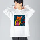 Magic Worldのカラフルな生き物シリーズ Big Long Sleeve T-Shirt