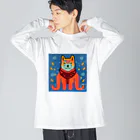 Magic Worldのカラフルな生き物シリーズ Big Long Sleeve T-Shirt