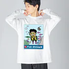 P-STYLEのファンダイビング Big Long Sleeve T-Shirt