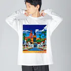 GALLERY misutawoのスペイン カディスのサン・ファン・デ・ディオス広場 Big Long Sleeve T-Shirt