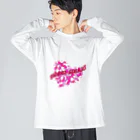 MZグラフィックスのスイートハート　ピンク Big Long Sleeve T-Shirt