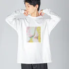 むちんアゲショップのPeaches  Big Long Sleeve T-Shirt