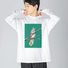 Yuki2222のりすさん　2 ビッグシルエットロングスリーブTシャツ