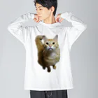 トロールショップの我が家のお猫様が見てます(笑) Big Long Sleeve T-Shirt