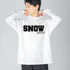 おもしろいTシャツ屋さんのSNOWBOARD　スノーボード ビッグシルエットロングスリーブTシャツ