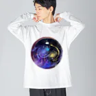 Ripples沖縄レジンアートの宇宙玉レジン Big Long Sleeve T-Shirt