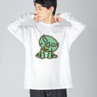 segasworksのトリケラちゃん（お座り）首傾げ Big Long Sleeve T-Shirt