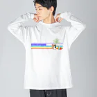 miyakojima_baseのバカンスちょい悪べーすくん ビッグシルエットロングスリーブTシャツ