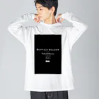 BUFFALO SOLDIER のBUFFALO SOLDIER LETTER  Big Long Sleeve T-Shirt