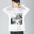 SoraSatohのI Long to See the Thaw Unfold - Sora Satoh ビッグシルエットロングスリーブTシャツ