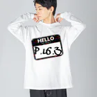P.L.6.3のHello P.L6.3【P.L6.3】 ビッグシルエットロングスリーブTシャツ