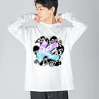 くぅTikTok猫部のTikTok猫部ビッグシルエットロンＴ Big Long Sleeve T-Shirt