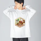 脱サラ賢者タカのフォージャー家ダイニング風ピクセルルーム Big Long Sleeve T-Shirt